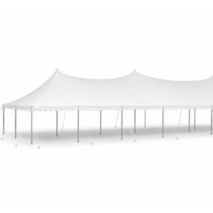 30'X105'x7' Classic White Pole Tent
