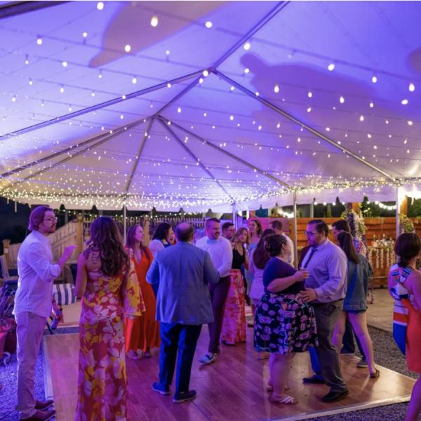 Warm White Polka Dot String Lights