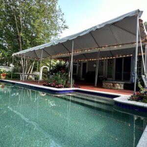 15'x25'x7' White Frame Tent