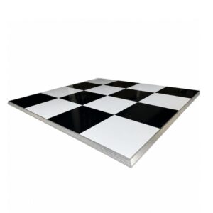 12'x12' Black and White Dance Floor