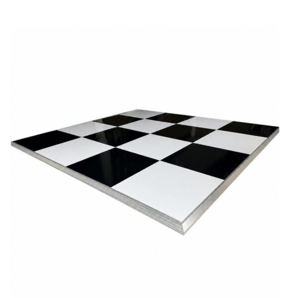 12'x12' Black and White Dance Floor