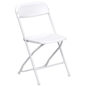 White Samsonite Chair