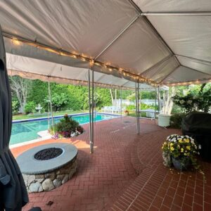 15'x20'x7' White Frame Tent