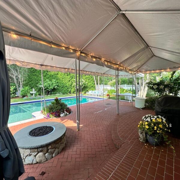 15'x20'x7' White Frame Tent