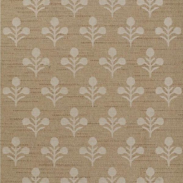8'x10' Neutral Floral Rug
