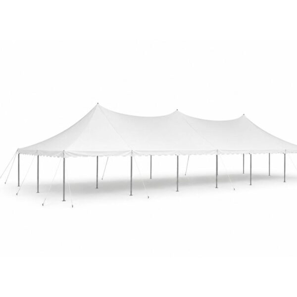 30'X90'x7' Classic White Pole Tent
