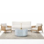 Outdoor lounge furniture set