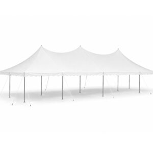 30'X75'x7' Classic White Pole Tent