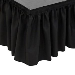6" Stage Skirt - Black