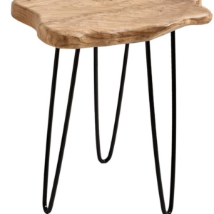 Rustic Slab Side Table