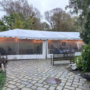 20'x60x7' White Frame Tent