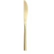 Arezzo Brushed Gold Dinner Knife