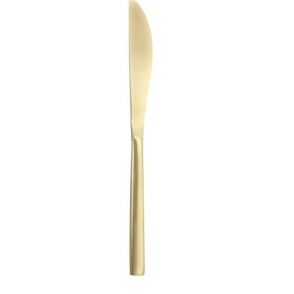 Arezzo Brushed Gold Dinner Knife