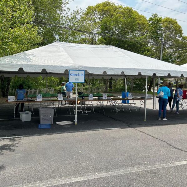20'x40x7' White Frame Tent 1pc