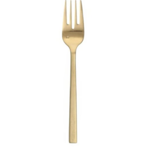 Arezzo Brushed Gold Salad/Dessert Fork