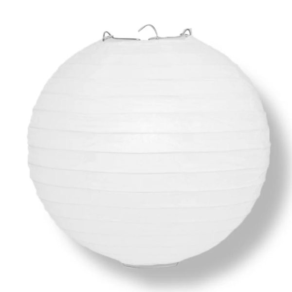 10" White Paper Lantern