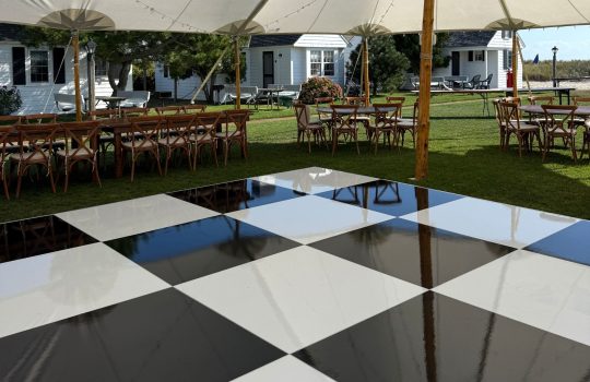 Black and White Checkered