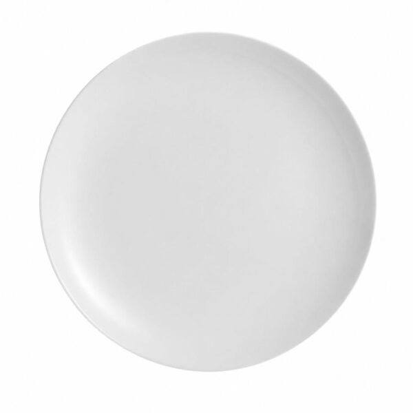 Iris White Coupe 10" Dinner Plate